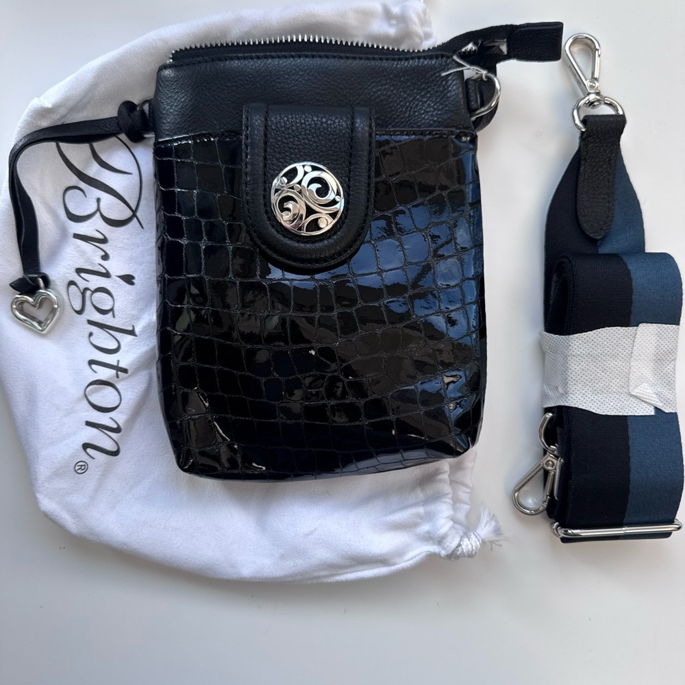 Brighton White Dust Bag with Branded Card